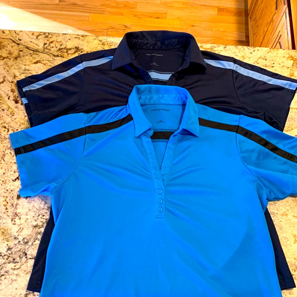 Golf polos lot of two, Port Authority
